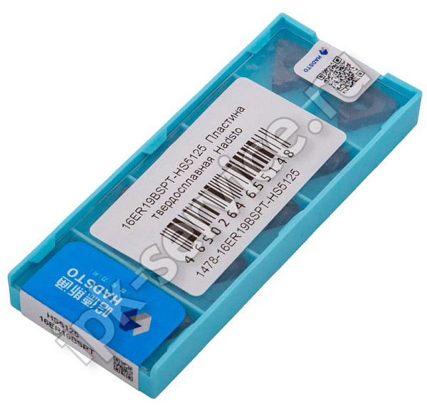 16ER19BSPT-HS5125  Пластина твердосплавная  Hadsto