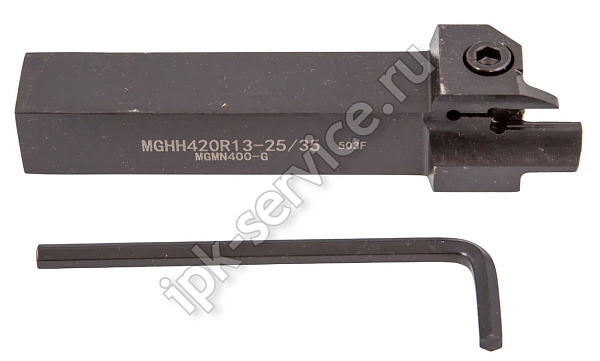 MGHH420R-25/35  Державка канавочная наружная торцевая  ИПК