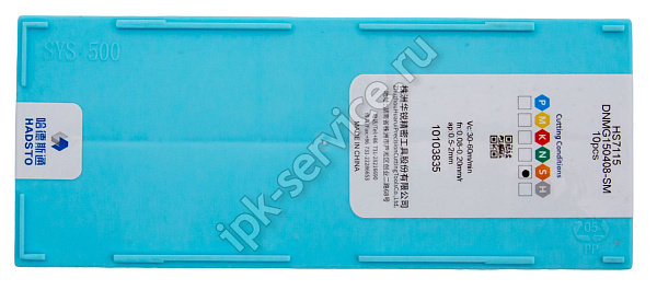 DNMG150408-SM-HS7115  Пластина твердосплавная  Hadsto