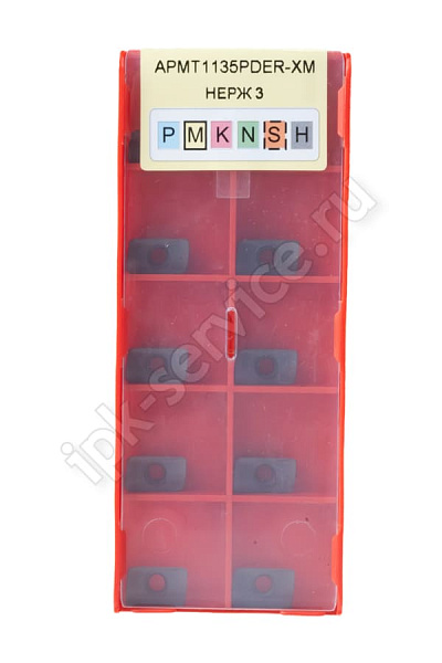 APMT1135PDER-XM YP753  Пластина твердосплавная  ИПК