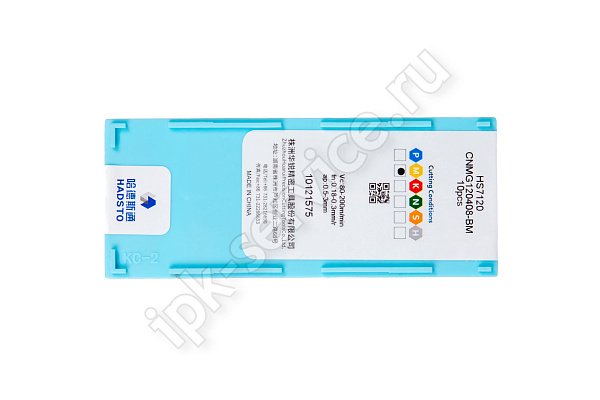 CNMG120408-BM-HS7120  Пластина твердосплавная  Hadsto