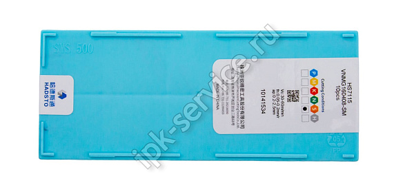 VNMG160408-SM-HS7115  Пластина твердосплавная  Hadsto