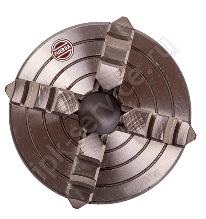 Патрон токарный  K72-125  4-х кулачковый FUERDA