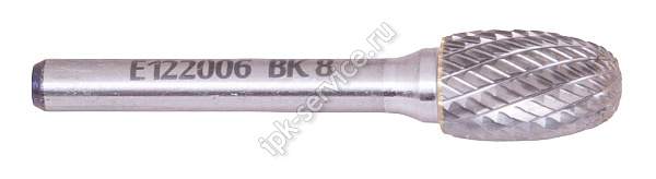 Борфреза овальная E122006  ВК8   ENTRY.LVL