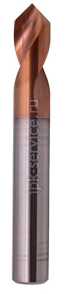 Сверло центровочное  тв.сп. цх ф10х75  Z2 90º